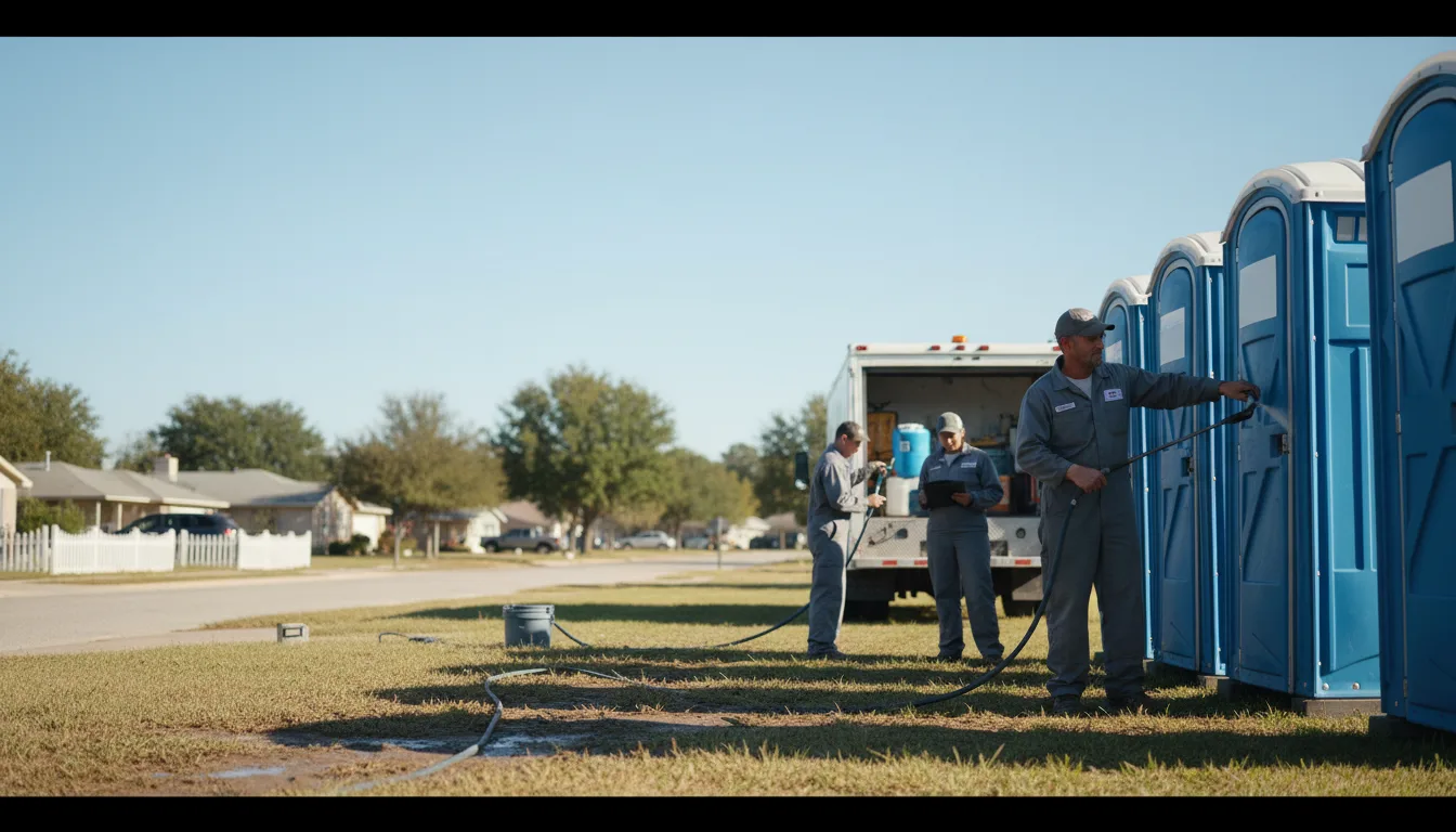 Long-Term Portable Toilet Rental in Pettus, TX near me